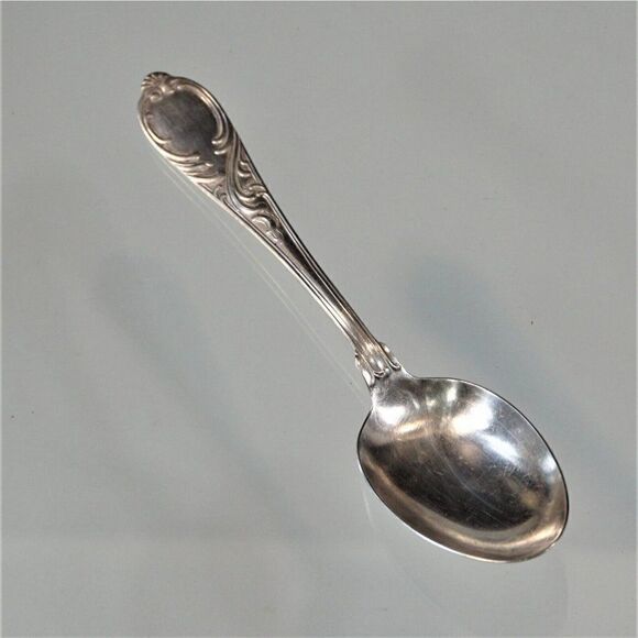 Vintage GES 120 Silverplate Table Spoon Ebel Gustav Solingen Germany 7.25" - Picture 3 of 9